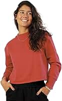 Blusa Moletom Feminina Cropped com Felpa