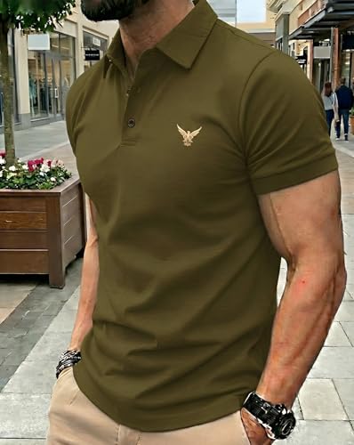 Image of AUSK Polo T-Shirt for Men || Half Sleeves Neck Polos Men Tshirt