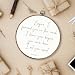 Lengues Bible Verse Nursery Round Wall Art Decor, Inspirational Round Wall Decor, Neutral Christian Canvas Framed Art Prints, Jeremiah 1:5 Christian Hanging Frame for Room Bedroom 10x10 Inch