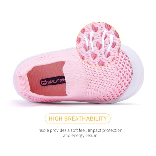 Image of BMCiTYBM Baby Sneakers Girls Boys Lightweight Breathable Mesh First Walkers Shoes 6-24 Months