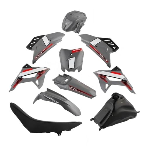 Kit carénage plastique CRF230F : caches latéraux haute résistance en quatre coloris