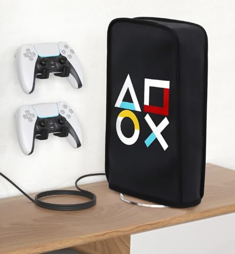 Image of OIVO INDIA Dust Protective Cover Compatible with PS5 Console Accessories Case, Anti Scratch Waterproof Sleeve Compatible for Sony PlayStation 5 Digital & Disc Edition (PS5 Fat Version Only)