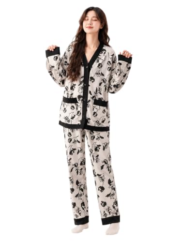 Image of LITZO Womens Korean Night Dress || Pyjama Set ||Korean Nightsuit || Women Nightwear ||Round Neck Half Sleeve Nightsuit || Loungewear || Everyday Nightdress (L-228-233)