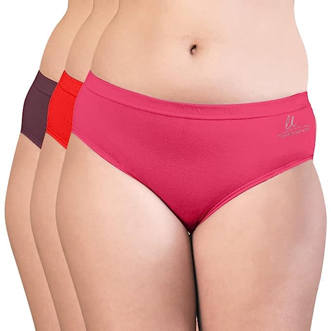 Image of Mid Rise Hipster Panties Pack of 3 | Panties for Women Combo Pack - PED1001