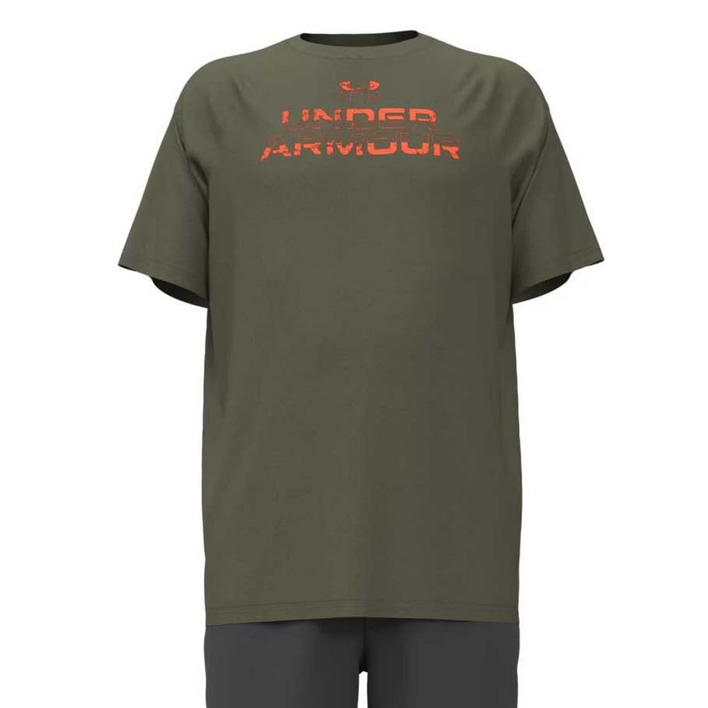 Under Armour Tech Split Wordmark Short Sleeve T-Shirt 10-12 Years