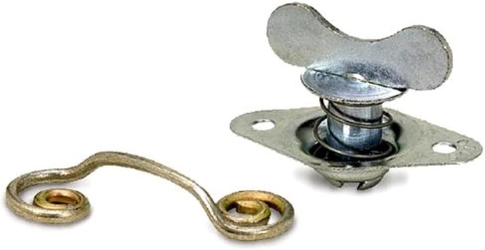 Moroso 71510 Self Ejecting Quick Fastener Set, 5/16" x .500" L Body, Winged, Steel, Silver