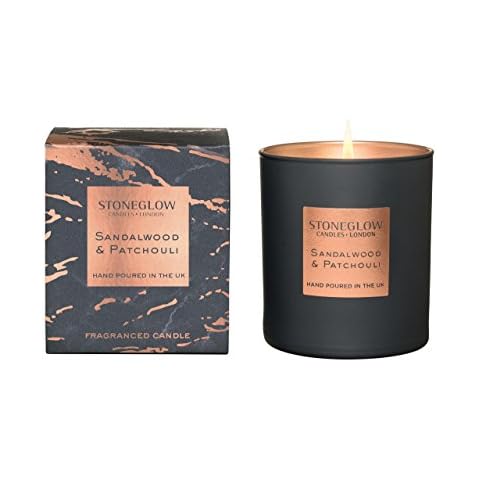 StoneGlow Luna Sandalwood & Patchouli Candle Cover