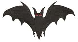 Fledermaus bestickter Patch 12 x 6 cm