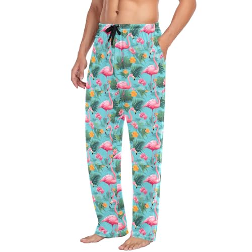 Pink Flamingo Men's Pajama Pant with Pocket S B04008044