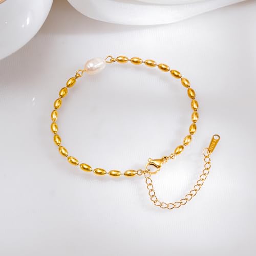 Image of Rubans Demi Fine Stainless Steel Bracelet Waterproof Gift for Women & Girls