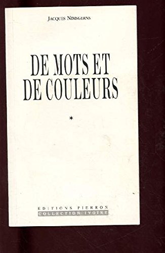 De mots et de couleurs