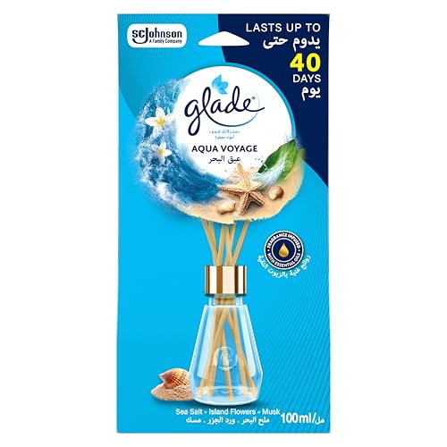 Glade Aqua Reed Diffuser, Sea Salt & Island Flowers, 100Ml, ...