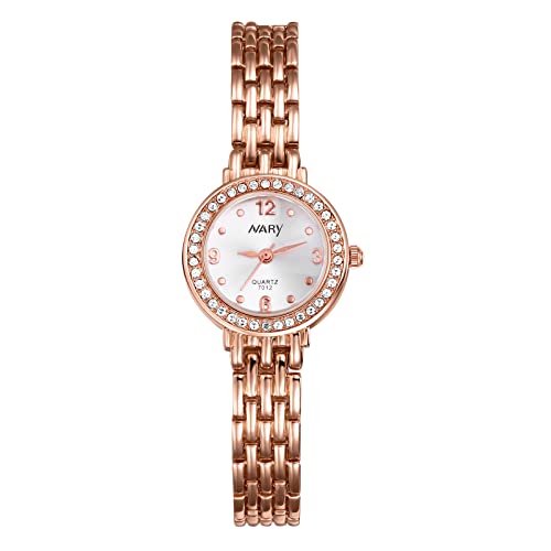 Montre à quartz pour dames avec un somptueux verre taillé diamant par Avaner