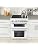 Hisense HDE3211BWUK 60cm Electric Cooker with Ceramic Hob-White A Rated Double Oven - White - View 4