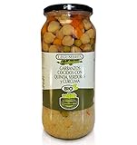 Garbanzo cocidos BIO Guillermo con quinoa,verduras y cúrcuma tarro 540 g.