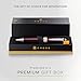 Cross Bailey Refillable Ballpoint Pen Presented in a Premium Gift Box - Medium Point, Black Ink, Red