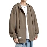 [Fasshonrida] ジップパーカー メンズ ジップアップ トレーナー 人気 秋服 鹿の子 ニット ぱーかー 薄手 軽量 フルジップ スウェットシャツ 男女兼用 フード付き とれーなー 吸水速乾 ストレッチ スエット ドライ カノコ 長袖 トップス カジュアル ライトアウター オシャレ 上着 羽織り かっこいい服 フーディー 春 秋 mocha XL