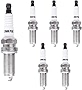 Pindex 6 Pack New Iridium IX Spark Plugs Replaces LFR5AIX-11 4469, BY481LFR5A, MZ602090