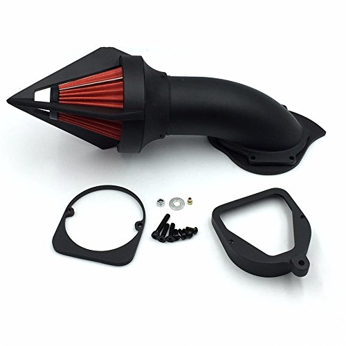 Hongk- Motorcycle Matte Black Triangle Spike Air Cleaner Kits Intake Filter Compatible With Spirit Ace 750 1998-2013 [B01Clu85Jo] #TOP1