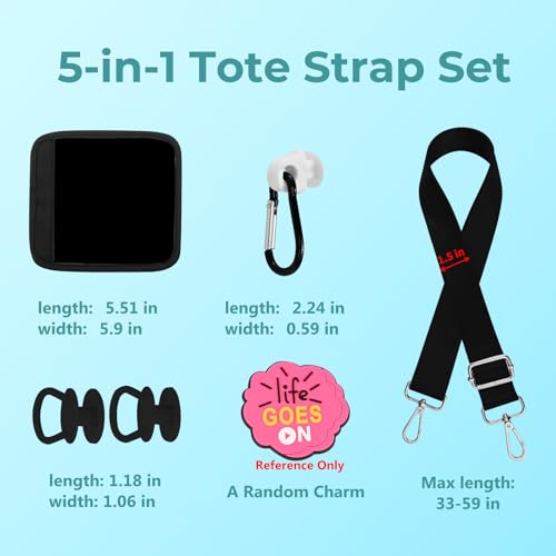 Image of Strap Wrap Clips Buttons Charm Accessories for Bogg Bag
