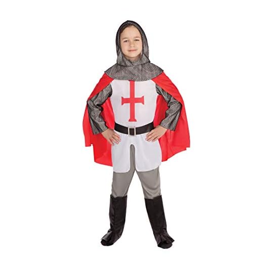 Bristol Novelty Traje de Ricardo Corazón de León Pequeño Edad 3 - 5 años