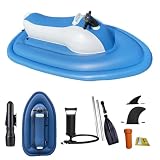 LwiftGal Moto Acuatica Inflable Electrica, para Deportes AcuáTicos Y Snorkel White-500W16AThruster
