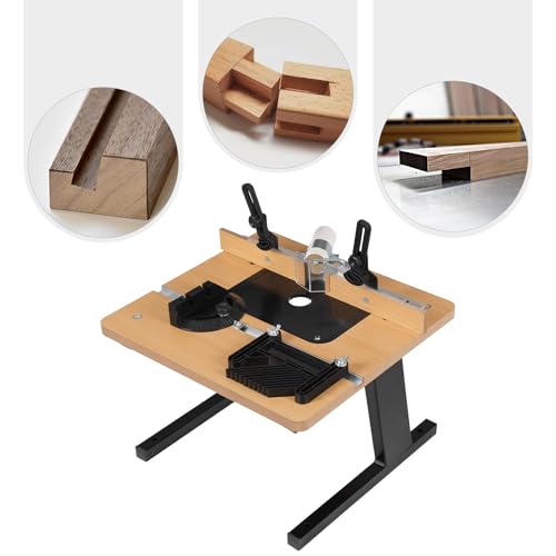 Router Table Woodworking Router Table with Stand & Adjustable Fence Benchtop Router Table for Wood Router - Image 3