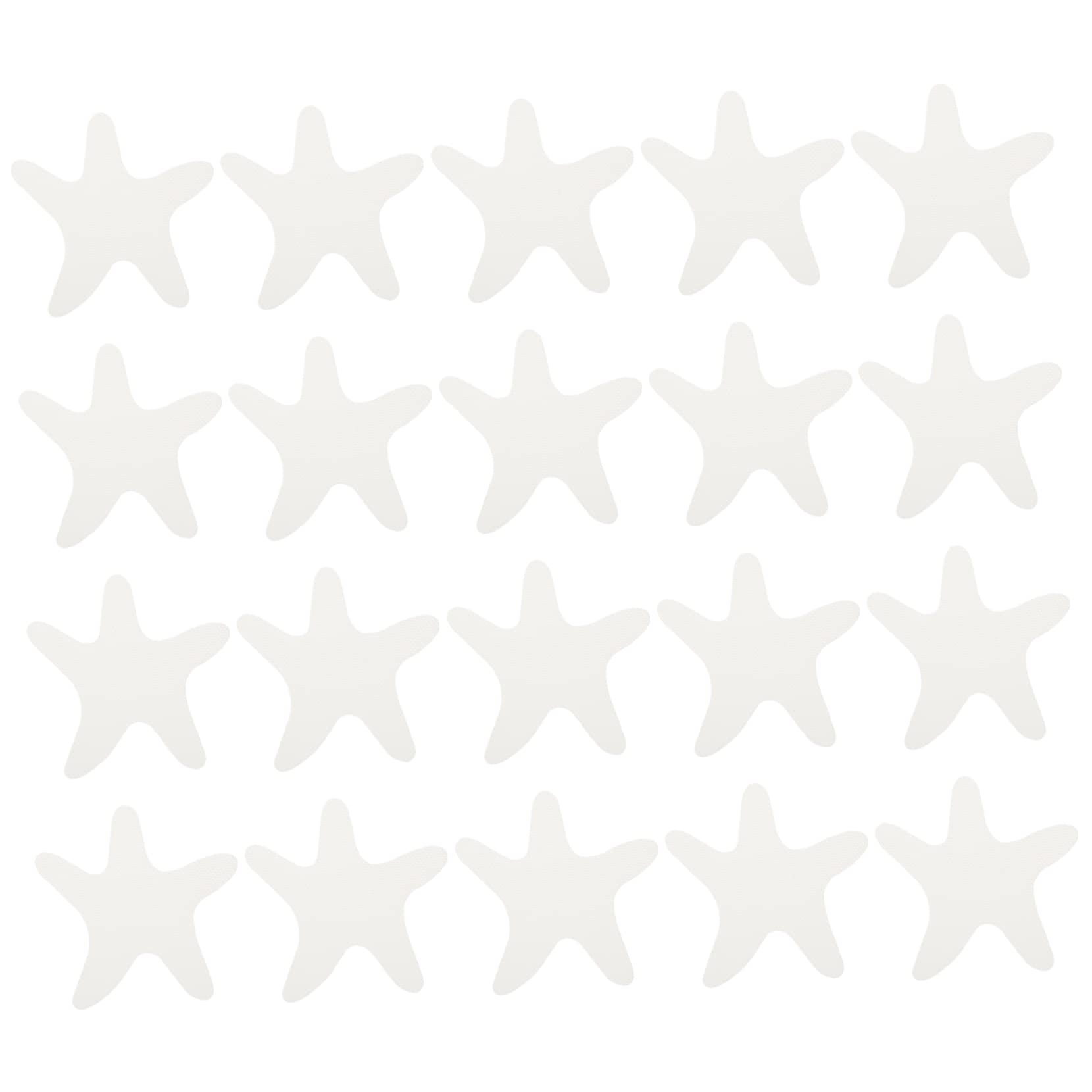 HOOTNEE 20pcs Cartoon Slip Stickers for Bathtub and Bathroom Non Skid Adhesive Stickers Lovely Design for Strong Grip for Safe Slippery Surfaces