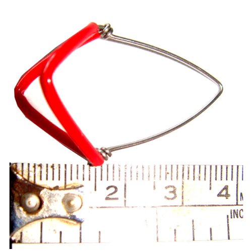 Large Gents Size Mizrab Plectrums for Indian Sitar. Plastic Sleeved 6 pc Pack.