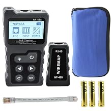 Network Cable Testers NF-488 New LCD Network PoE Checker Over The Ethernet cat5 cat6 LAN Cable Tester Loop Test ToolNF-488