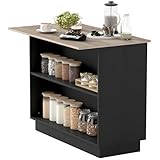 INFORMATIONS DU MEUBLE DE RANGEMENT : Dim. totales : 105l x 60P x 82H cm ; - Dim. plateau : 105l x 60P cm ; - Dim. étagère ouverte : 98l x 19P x 34,6H cm ; - Charge max. recommandée : 100 kg (au total), 40 kg (plateau), 10 kg (étagère)