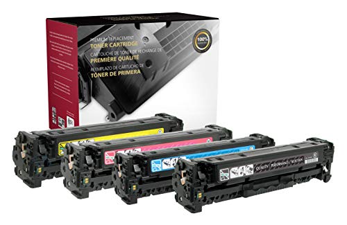 Inksters of America Remanufactured Toner Cartridge Replacements for HP (304A) CC530A CC531A CC532A CC533A Color Set (KCYM) - Black 3,500 - Colors 2,800 Pages (4 Pack)