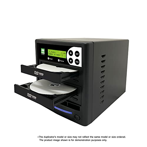 Wytron 1 to 1 24X DVD Duplicator SATA CD DVD Burner - Standalone Copier Duplication Tower WY-S1T-DVD-BK - Thumbnail 4