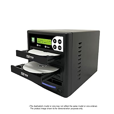 1 to 1 24X DVD Duplicator SATA CD DVD Burner - Standalone Copier Duplication Tower WY-S1T-DVD-BK