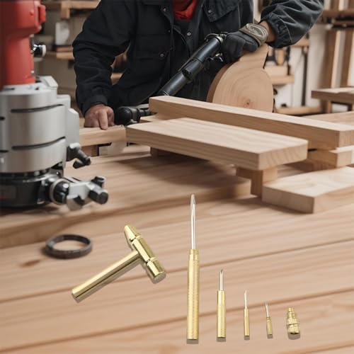 Set compacto martillo destornillador 5 en 1 miniatura 6