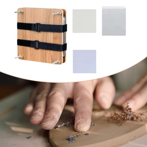 Image of SNAPPSY Press Flower Book Set Flower Pressing Tools for Crafts Lovers Photo Artworks 15cmx15cm