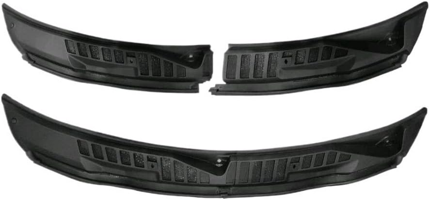 Windshield Wiper Cowl Panel Compatible with 2017-2022 Ford Super Duty F250 F350 F450 F550 Front Grille Insert Panel Left & Right Side