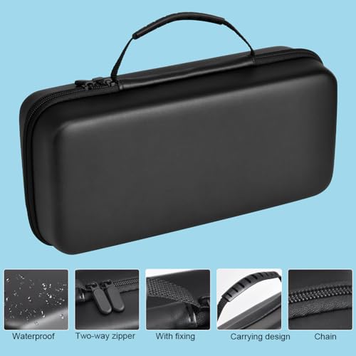 Hard Carrying Case for Lenovo Legion Go Game Console, Shockproof Hard Case Anti-Drop Portable Storage Bag with Mesh Pocket Anti Scratch3