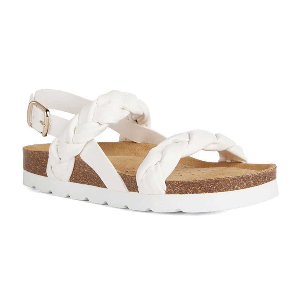 Geox Damen Weiß D Brionia High Sandal,,41 Eu