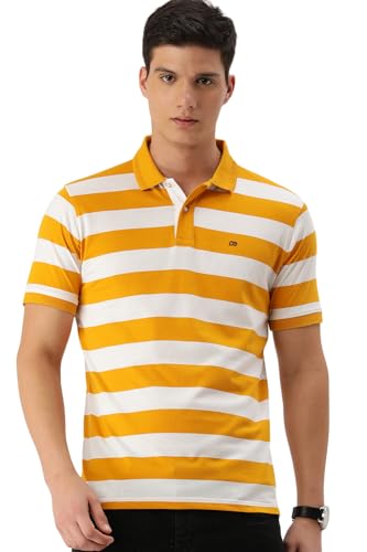 Image of Peter England Men's Cotton Regular Fit Polo T-Shirt