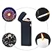 Windproof Arc Lighter X Plasma Lighters Rechargeable USB Lighter Electric Lighter Candle Lighter-with LED Display Power (Matte Black)