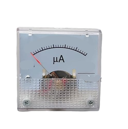 Ampèremètre analogique cadran 45x45 mm microampèremètre CC 200uA 91C4-UA