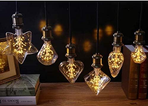 KLED LED Vintage Edison Bulb, D95 3W (30W Equivalent), LED Filament Bulb, 200 Lumen, 2200K (Warm White), Medium Base E26, CRI 85+, UL-Listed (1 Pack) (D95)