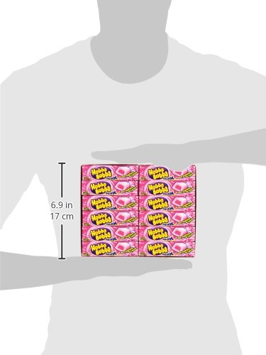 Image of Hubba Bubba Max Chewing Gum, Original Bubble Gum, 5 Count (Pack of 36)
