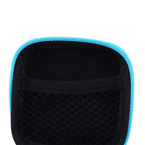 Earphone Case, Portable Mini Square Hard Carrying Case with Zipper - Image 4