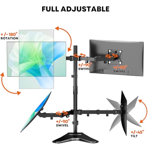 Encuentra reviews de Soporte 4 monitores - los mas comprados. 18 Imagen adicional