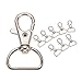 Produktbild AMACOAM® 20 Stücke Schlüsselanhänger Schwenker Schlüsselring Verschluss Hummer Haken Schwenk Karabinerhaken Haken Diy Handgemachtes Schmuckzubehör