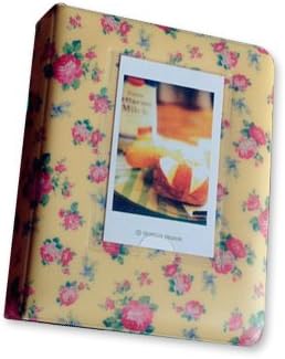 Shopready 64 Pockets Retro Rose Fuji Mini Book Styles Name Card Holder Photo Album for Fujifilm Instax Mini…