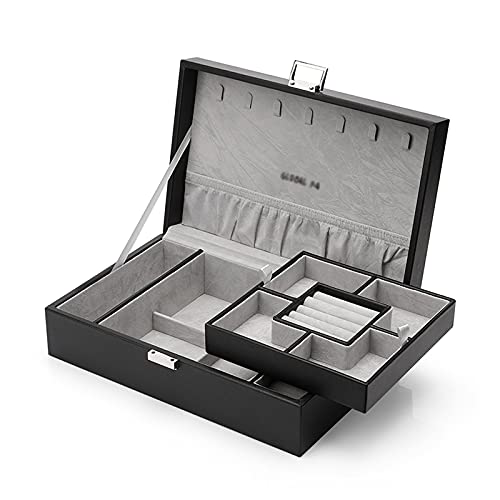 Boîte de Rangement en Cuir Anti-Rayures pour Protéger Bague et Montre