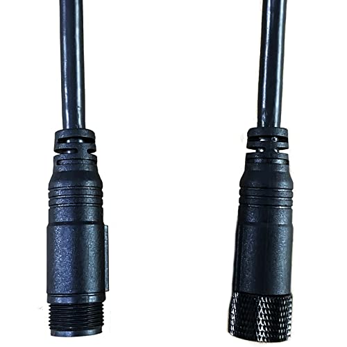 Image of 18 Pin Extension Cable Cord for Monitor Display of Backup Camera System Rear Side View Reverse Camera Car Video Extension Wire AV Extension Cable for RV Trailer Camper Truck Bus (5m /16.4ft)
